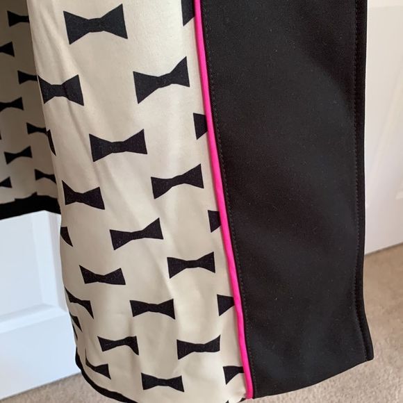 Kate Spade New York Black Trench Coat Jacket with Hood Womens Sz Medium - Picture 9 of 14